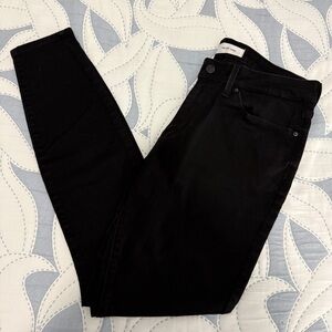 Signature by Levi Strauss Black Slim Mid-Rise Skinny Jeans
